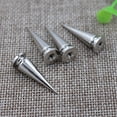 thumbnail image 4 of MasteelfCA 20pcs Screwback Spike Cone Round Studs Rivet Nail DIY Shoes Bag Belt Garment Punk Leather Craft, 4 of 8