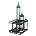 thumbnail image 7 of AireMed Oxygen Tank Holder – Holds (12) E, D or M9/C Size Tanks - Heavy-Duty Oxygen Cylinder Rack for Storage and Transportation – Floor Mountable Oxygen Rack, 7 of 7