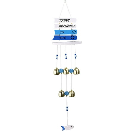 

Paptzroi Sailing Series Wind Chimes Ornaments Birthday Gift Wood Multi Bell Wind Chimes Room Bedroom Door And Window Balcony Pendant Wall Pottery for Plants Solar Heart Lights Wind Catcher Ring Wind