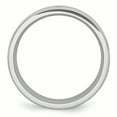 thumbnail image 2 of Cobalt Satin and Polished Ridged Edge 8mm Band Size 8.5, 2 of 7