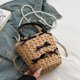 thumbnail image 3 of Bolso Playa Tejido Hombro Cruzado Con Lazo Lindo, 3 of 9