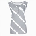 thumbnail image 4 of Kaprioy Womens Summer Tops Women's Summer Boho Tie Dye Sleeveless Tank Tops Button Blouse Loose Casual Striped Vest T-shirt Plus Size, 4 of 6