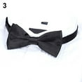thumbnail image 4 of Naierhg New Arrival Men's Fashion Plain Bowtie Polyester Pre Tied Wedding Bow Tie Suits Tie, 4 of 7