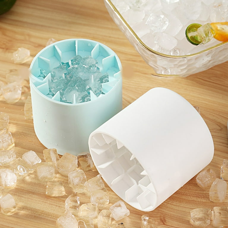 1pc Ice Cube Tray Ice Ball Maker Mold 4 Ice Cubes Silica Gel For