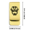 thumbnail image 2 of Stainless Steel Persian Immortal Warrior Champion Classic Slim Money Clip Credit Card Holder, 2 of 2