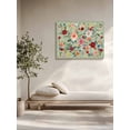 thumbnail image 5 of Sage Green Floral Wall Art for Living Room,Canvas Picture Wall Decor for Bathroom Bedroom,Spring Flowers Leaves Farmhouse Painting Artwork for Office Kitchen Hallway Dining Room Home Decor 24"x32", 5 of 8