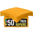 thumbnail image 6 of Yellow Beverage Napkins - 50 Ct., 6 of 8