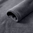 thumbnail image 5 of TOUMENY Men Half Zip Fleece Pullover High Neck Outdoor Hiking Casual Warm Winter Sweater Solid Letter Embroidered Raglan Sleeve Relaxed Pullover Gray XL, 5 of 7
