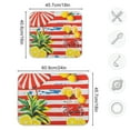 thumbnail image 4 of Yayeee Dish Drying Mat for Kitchen Counter 16"x18" Microfiber Absorbent Pad, Striped Lemon, 4 of 7