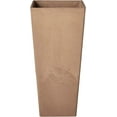 thumbnail image 2 of Arcadia Garden Products 13x13x28" PSW Contempo Tall Square Planter, Cement, 2 of 8