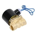 thumbnail image 3 of Vanne Électromagnétique, Vanne Solénoïde 2W Électrovanne Normalement en Laiton Électrovanne Normalement Fermée Ultra Sensible, 3 of 14