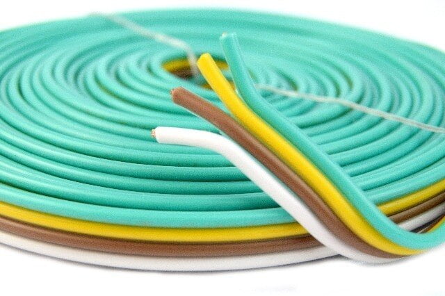 Trailer Light Cable Wiring Harness 4 Gauge 2 Wire Bonded Jumper Booster Cables