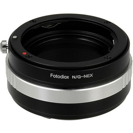 Fotodiox Lens Mount Adapter for Nikon Nikkor F Mount G-Type D/SLR Lens to Sony Alpha E-Mount Mirrorless Camera Body