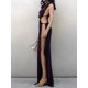 thumbnail image 3 of Txlixc Vestido largo de mujer con hombros inclinados Txlixc moda, 3 of 9