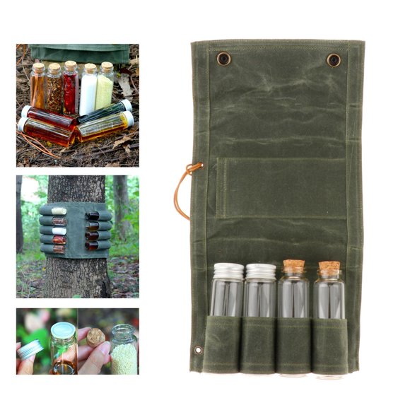 Tarro de DYNWAVEMX botellas de especias 4 piezas verde