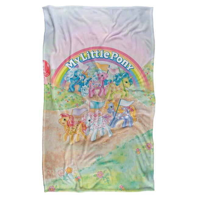 36 x 58 in. My Little Pony Retro & Classic Ponies Silky Touch Blanket