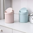 thumbnail image 3 of Space Saving PP Cylindrical Trash Can with Swing Lid, 3 of 5