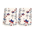 thumbnail image 2 of FEOLGEHLY Patriotic Kitchen Towels 4th of July Independence Day Fireworks Stars Red White Blue Dish Towels, 16x24 inch Seasonal Summer Memorial Day Decoration Hand Towels Set of 2, 2 of 6