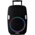 thumbnail image 1 of bocina altec lasing Bluetooth con micrófono, sistema recargable para fiestas, Karaoke DJ altavoz con luces LED y cargador USB para smartphone, 1 of 5