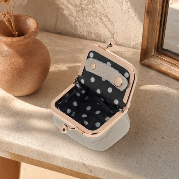 ETEREAUTY Vintage Style Light Grey Compact Jewelry Organizer Box for Travel with Multiple Storage Compartments for Bracelets