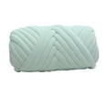 thumbnail image 5 of 1kg Velvet Chunky Yarn Arm Knitting DIY Crochet Soft Washable Jumbo Tubular Yarn Weight Yarn for Hand Knit Tapestry Baskets Weaving Sweaters Light Green, 5 of 9