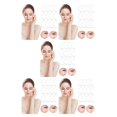 thumbnail image 1 of Seitruly Almohadillas invisibles para ojos, 12 Uds., parche para arrugas nutridas multifuncional lavable, herramientas reutilizables para el Type2, 1 of 6
