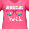 thumbnail image 3 of Inktastic Sanibel Island Florida Vacation Women's Plus Size V-Neck T-Shirt, 3 of 4