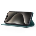thumbnail image 5 of Wallet Case for iPhone 14, [Card Slots] Cash Holder Folio PU Leather Cover, [RFID Blocking] Flip Stand Case with [TPU Shockproof Interior Case] Compatible for iPhone 14, Green, 5 of 8