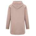 thumbnail image 5 of Certgust Essential Hoodie Womens Loose Hoodie Long Hooded Tops Ladies Sweatshirt Sweater Asymmetric Blouse with Relaxed Fit for Trendy Everyday Casual Wear, 5 of 7
