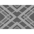 thumbnail image 1 of Ahgly Company Machine Washable Indoor Rectangle Transitional Grey Gray Area Rugs, 2' x 5', 1 of 7