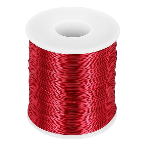 Uxcell 26 AWG Magnet Wire, 26 Gauge Enameled Copper Wire, 1 lb Magnetic Coil Wire for Transformer, Motor, Electric, 155C(311F)