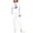 White, variant on Wenini Women's Drawstring Hooded Sweatshirt Elastic Waist Jogger Sweatpants 2 Pieces Tracksuit Set