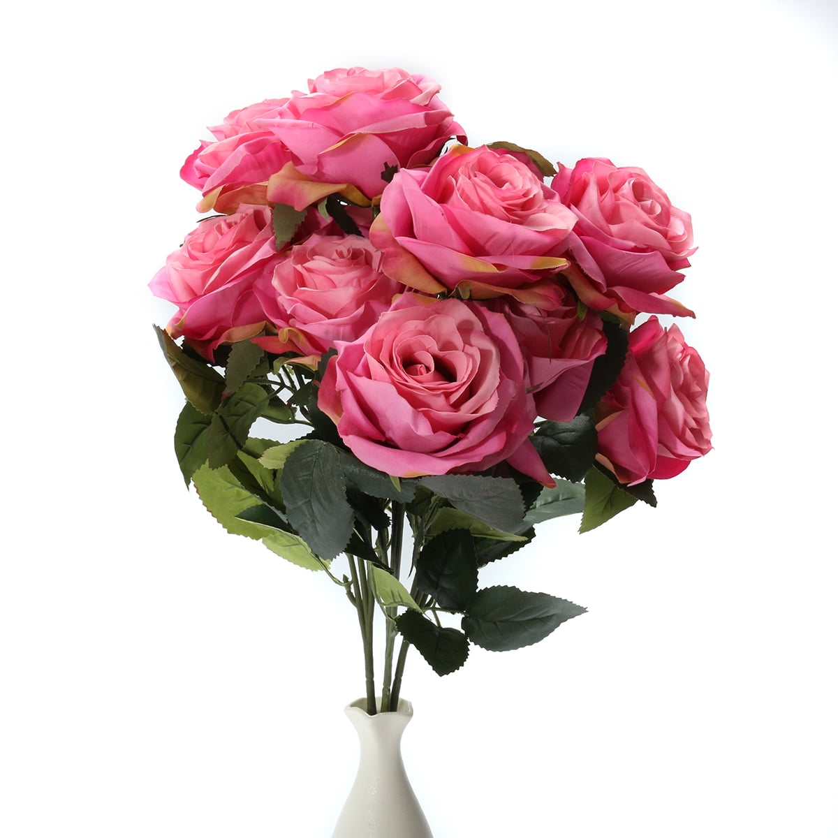10 Head 1 BouquetAartificial Artificial Flowers Rose ...