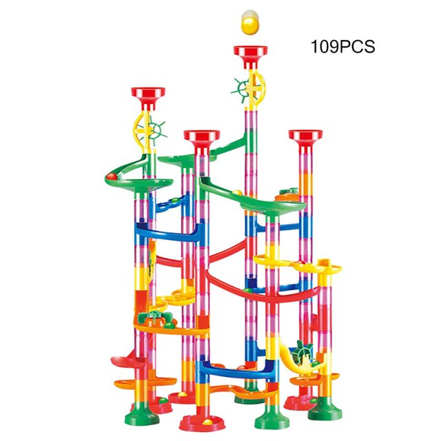 Bloques De Construcción De Bolas Orbitales Juego De Carreras Juego De Construcción De Edificios Ferroviarios Bloques De Construcción Laberinto De Bolas 3D Pista De Laberinto 50 Uds. Speravity FN003399-02