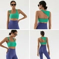 thumbnail image 6 of Aooho Sports Bras for Women Criss-Cross Back Padded Workout Tank Tops Vest Medium Support Crop Tops for Women, 6 of 7