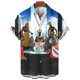 thumbnail image 3 of Camisas de verano para hombre, estampado 3D de Umbanda, ropa de hombre de alta calidad, sudadera informal, camisa hawaiana, camisas y blusas de manga corta, 3 of 5