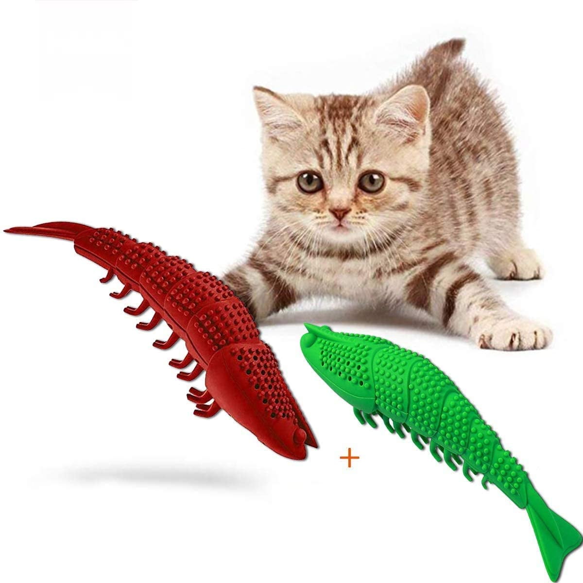 Pet Cat Chewing Toys Kitten Cat Stuffed Fish Catnip Interactive Kitten Product 