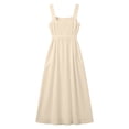 thumbnail image 6 of Tumotour Plus Size Summer Tank Dress for Women's Casual Sleeveless Strapless Beach Sundress Flowy A-Line Maxi Dress, 6 of 9