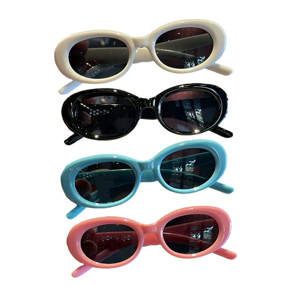 GJX 4Pcs Toddler Sunglasses,Built for Long-Term Use Toddler Girl Sunglasses,High-Level Sun Protection Kids Sunglasses,Style1