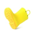 thumbnail image 2 of Kushyshoo Kids Rain Boots for Girls Boys Waterproof Rain Shoes with Easy On Handless Yellow Solid Boots Size 1, 2 of 8