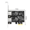 thumbnail image 4 of Pcie Dual Gigabit Etet Rtl8111h Ps Server 2 Rj45 Port Lan Adapter Zc, 4 of 5