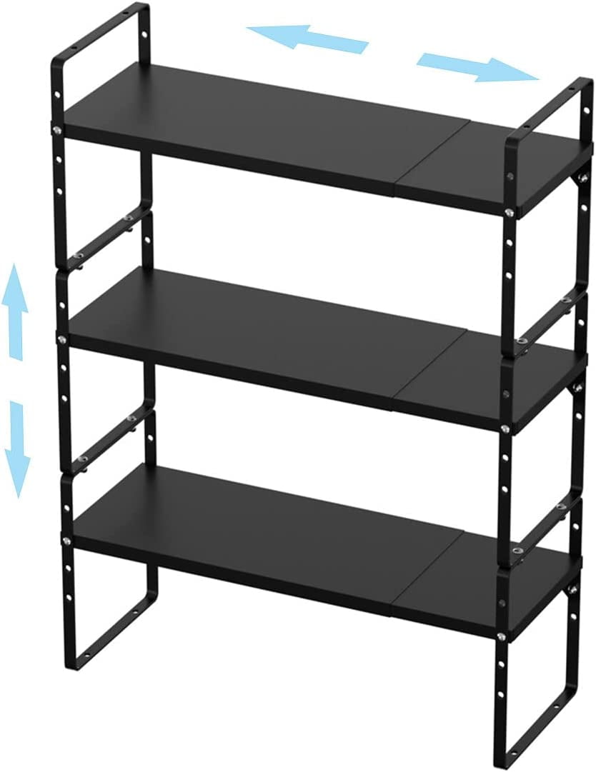 Yodudm Expandable Shelf Rack,Large Kitchen Cupboard Organizer
