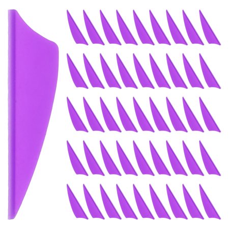 FOMIYES Archery Vanes Purple Plastic for Enhanced Shooting Precision and Durability