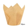 thumbnail image 2 of Sentmoon Wax Paper Sandwich Wrapping Paper 50pcs Muffin Liners Cupcake Liners Paper Baking Cups Non-stick Disposable Dessert Wrappers for Parties Birthdays Wedding Random Color, 2 of 9