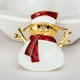 thumbnail image 4 of Broches para mujer, adornos navideños, broche de muñeco de nieve, broche para ropa infantil, broche de moda., 4 of 5