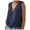 Dark Blue, variant on Labakihah sweaters for women Women's Preppy Style Knitwear Tank Top Sleeveless V-Neck Vintage Sweater Vest Black