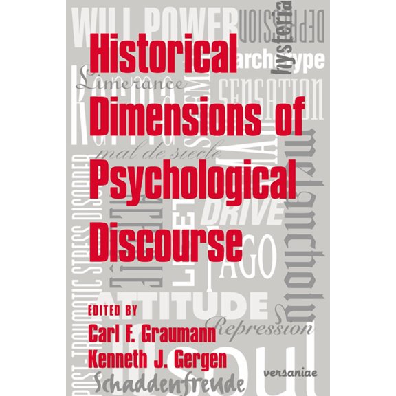 Historical Dimensions of Psychological Discourse, (Paperback)