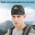 thumbnail image 7 of Breathable Antiperspirant Cap for Cycling Running Hiking Adjustable Sweat-Absorbent Lightweight Polyester Hat, 7 of 7