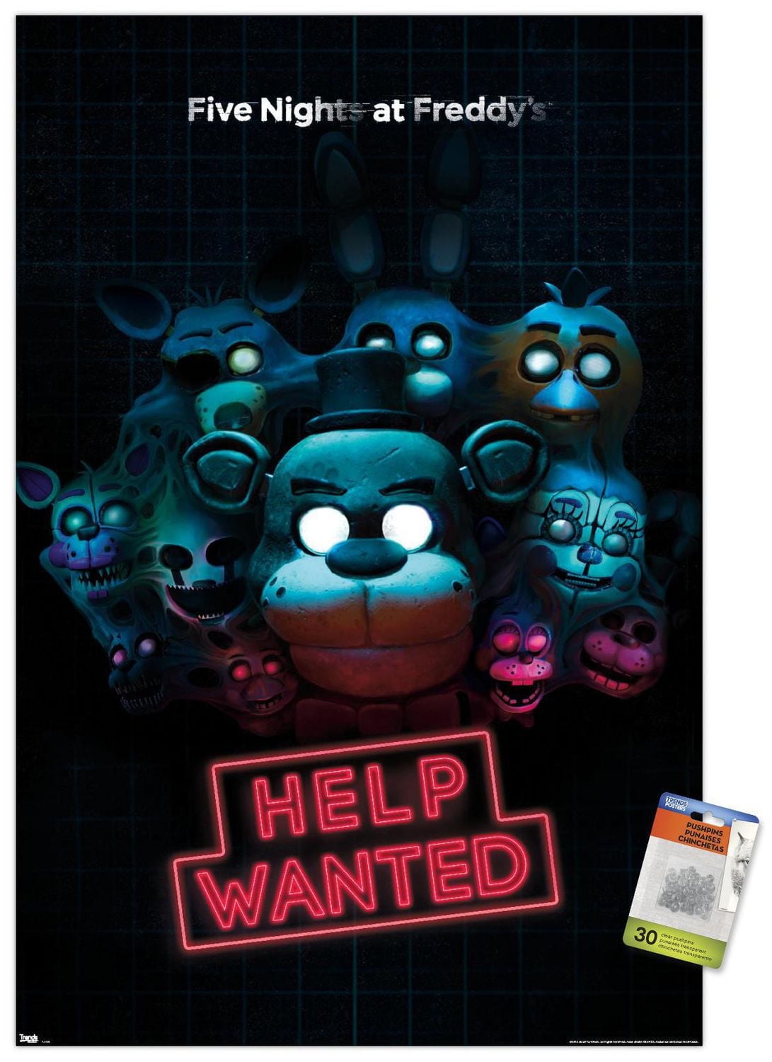 Five Nights at Freddy's - Help Wanted Wall Poster, 22.375" x 34"