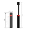 thumbnail image 1 of Video Card Holder Adjustable Graphics Card GPU Holder Brace Vertical Telescopic Rotating Stand Bracket Video Card Sag Bracket VC16 plus Black, 1 of 6